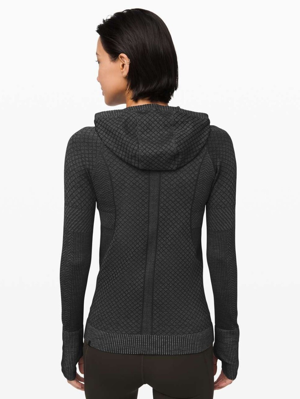 Lululemon Rest Less Hoodie *Patchwork Black / Alpine White